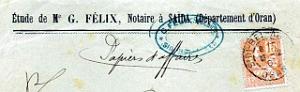 Oran enveloppes pub 1096